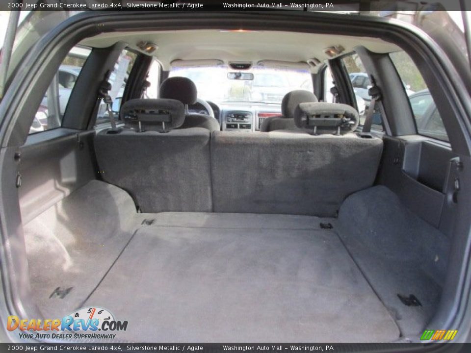 2000 Jeep Grand Cherokee Laredo 4x4 Silverstone Metallic / Agate Photo #27