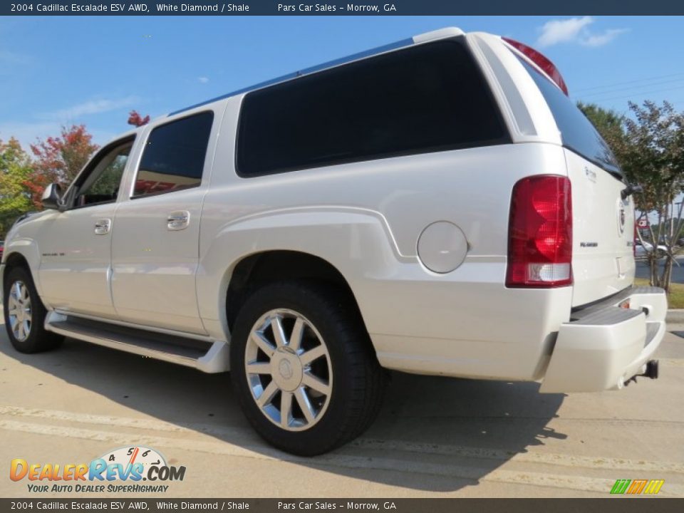 2004 Cadillac Escalade ESV AWD White Diamond / Shale Photo #2