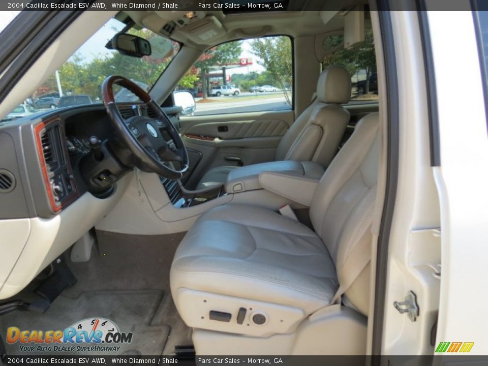 2004 Cadillac Escalade ESV AWD White Diamond / Shale Photo #6
