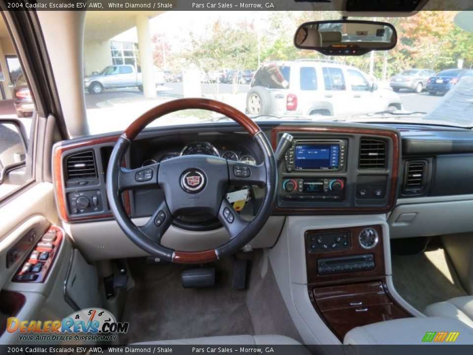 2004 Cadillac Escalade ESV AWD White Diamond / Shale Photo #11