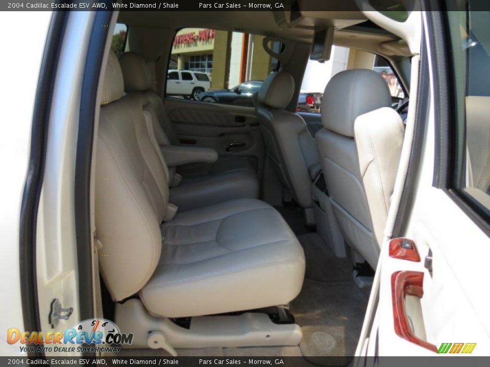 2004 Cadillac Escalade ESV AWD White Diamond / Shale Photo #13