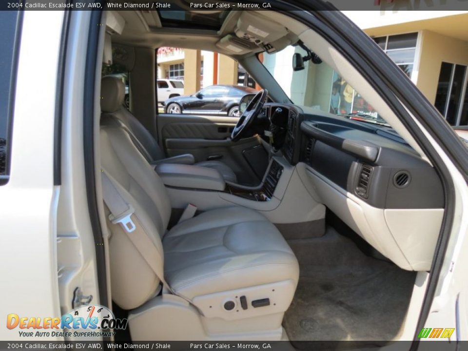 2004 Cadillac Escalade ESV AWD White Diamond / Shale Photo #14
