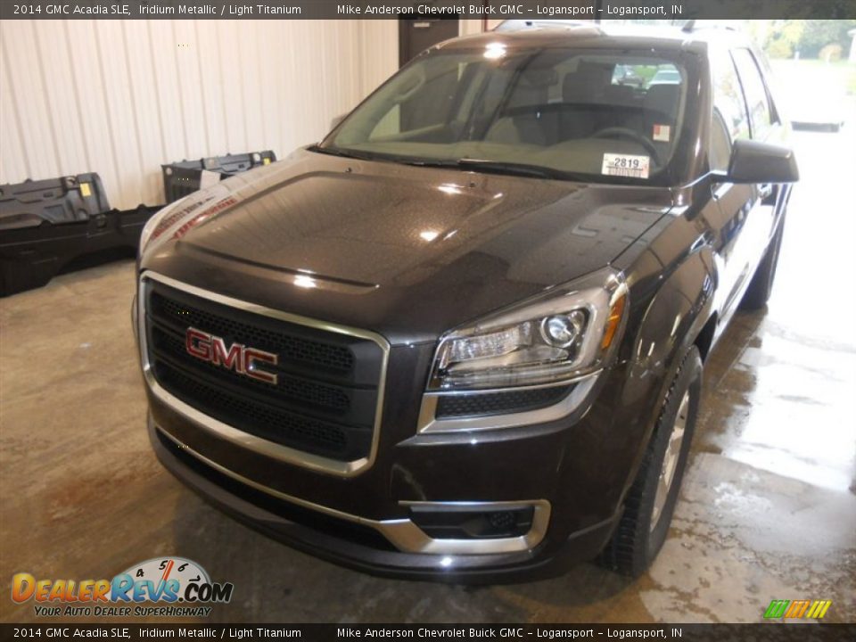 2014 GMC Acadia SLE Iridium Metallic / Light Titanium Photo #1