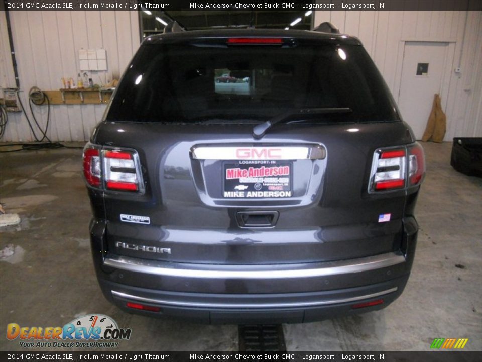 2014 GMC Acadia SLE Iridium Metallic / Light Titanium Photo #2