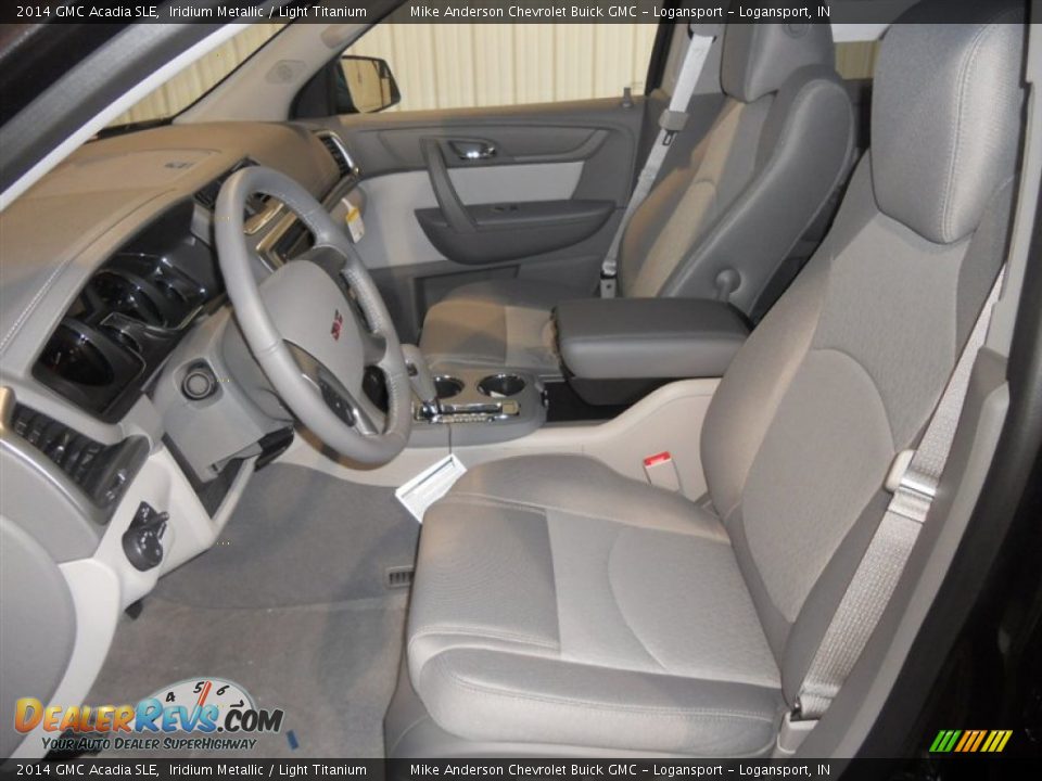 2014 GMC Acadia SLE Iridium Metallic / Light Titanium Photo #4