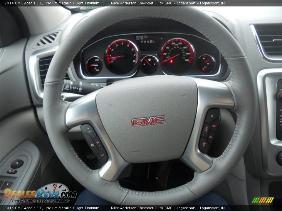 2014 GMC Acadia SLE Iridium Metallic / Light Titanium Photo #5