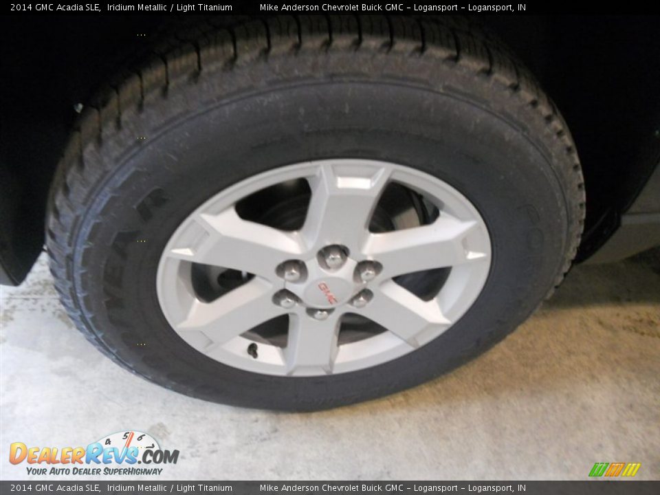 2014 GMC Acadia SLE Iridium Metallic / Light Titanium Photo #8
