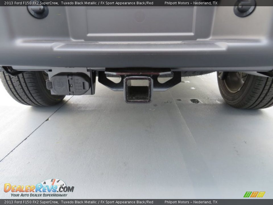 2013 Ford F150 FX2 SuperCrew Tuxedo Black Metallic / FX Sport Appearance Black/Red Photo #21