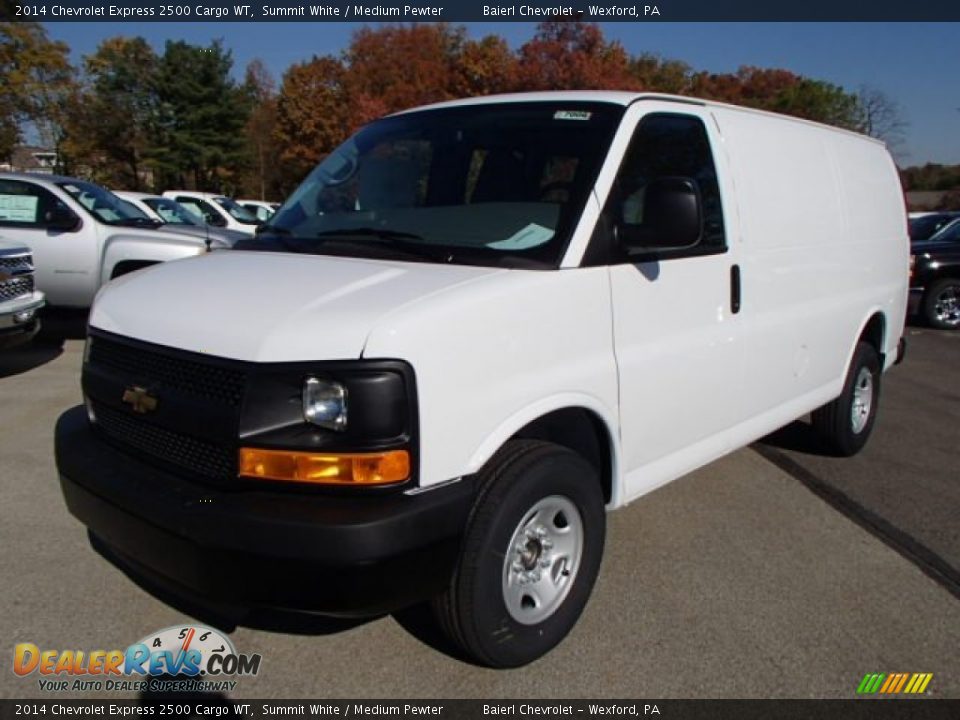 2014 Chevrolet Express 2500 Cargo WT Summit White / Medium Pewter Photo #2