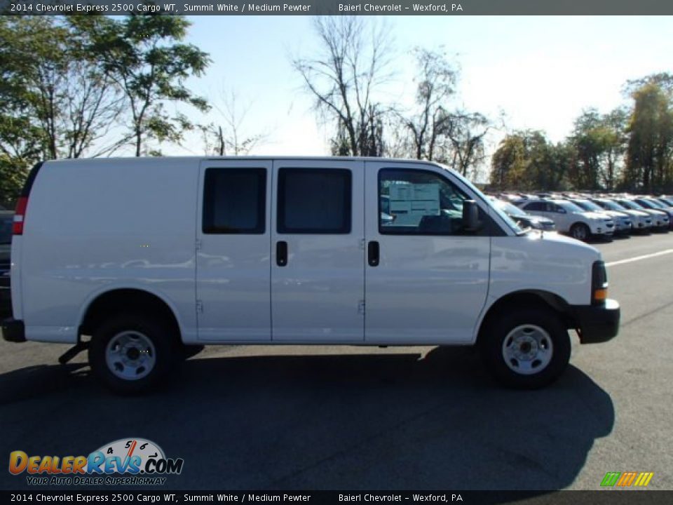 2014 Chevrolet Express 2500 Cargo WT Summit White / Medium Pewter Photo #5