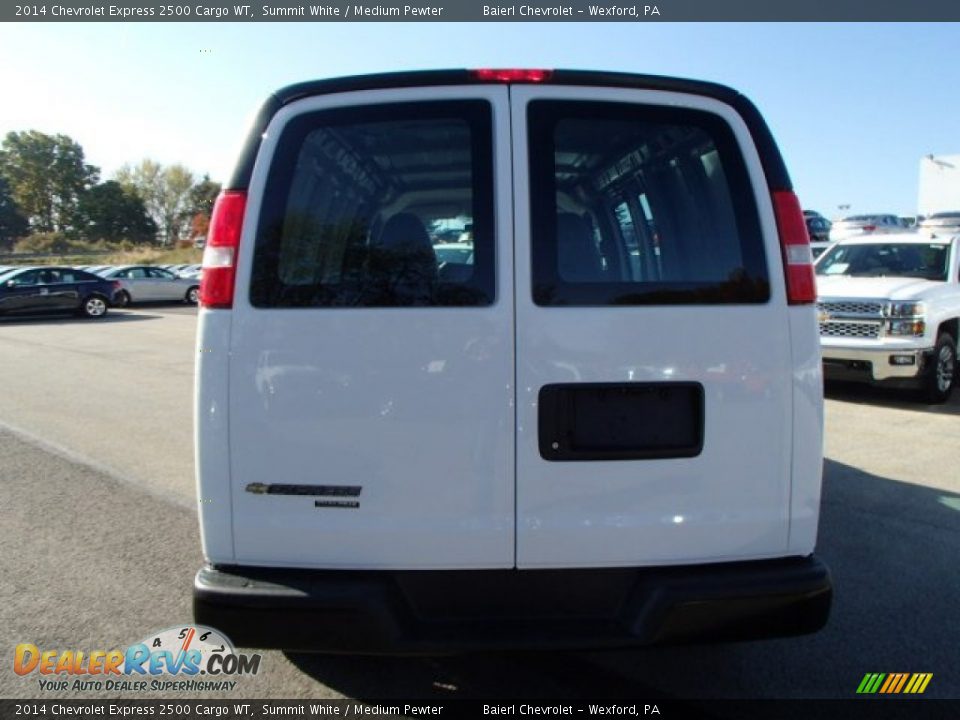 2014 Chevrolet Express 2500 Cargo WT Summit White / Medium Pewter Photo #7