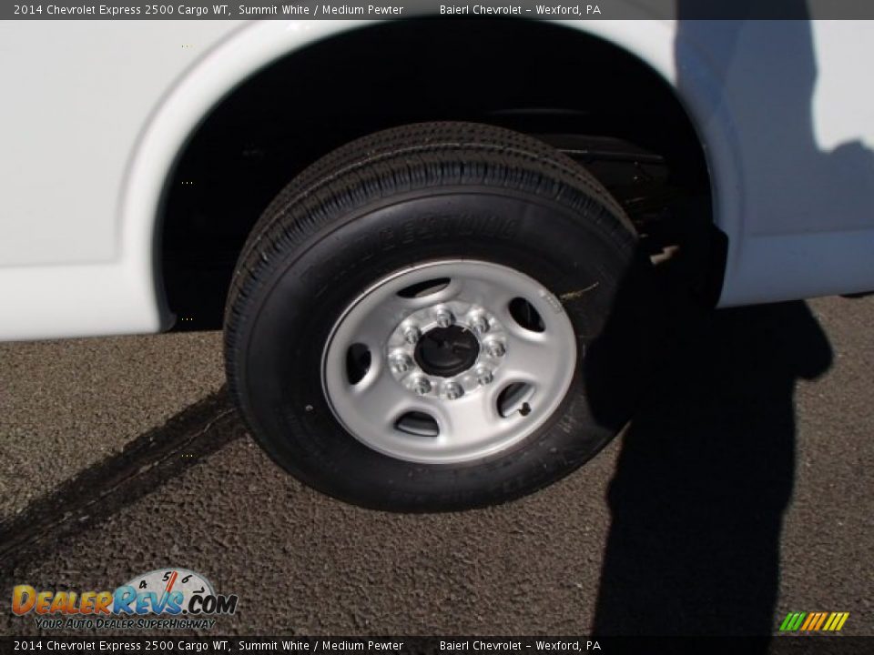 2014 Chevrolet Express 2500 Cargo WT Summit White / Medium Pewter Photo #9