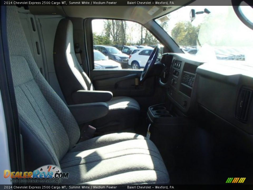 2014 Chevrolet Express 2500 Cargo WT Summit White / Medium Pewter Photo #12