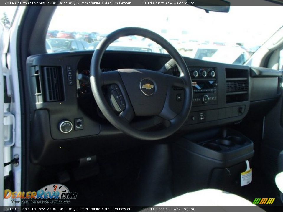 2014 Chevrolet Express 2500 Cargo WT Summit White / Medium Pewter Photo #14