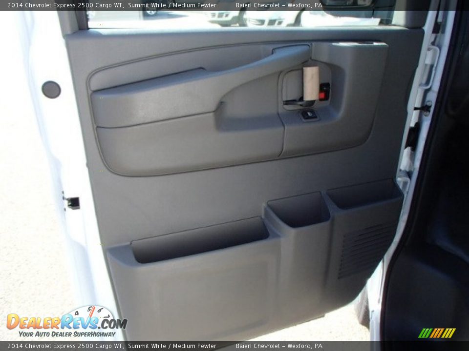 2014 Chevrolet Express 2500 Cargo WT Summit White / Medium Pewter Photo #15