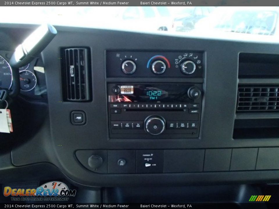 2014 Chevrolet Express 2500 Cargo WT Summit White / Medium Pewter Photo #17