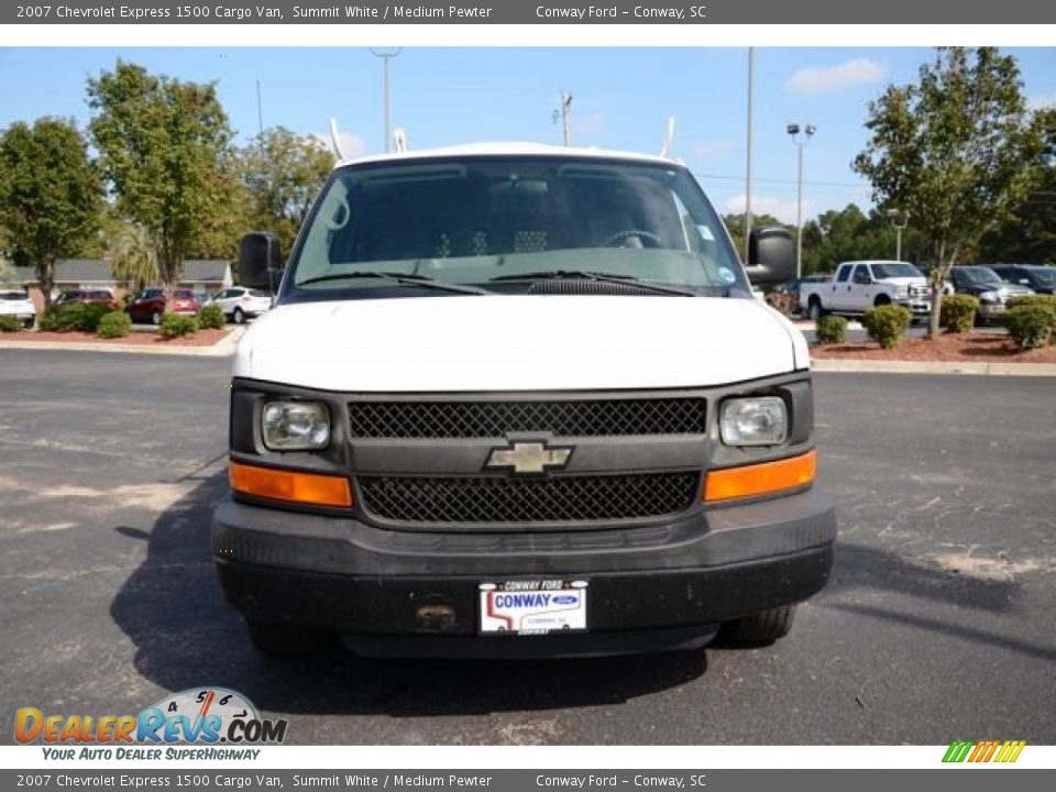 2007 Chevrolet Express 1500 Cargo Van Summit White / Medium Pewter Photo #2