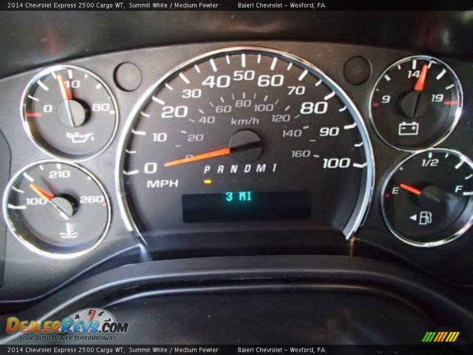 2014 Chevrolet Express 2500 Cargo WT Summit White / Medium Pewter Photo #19