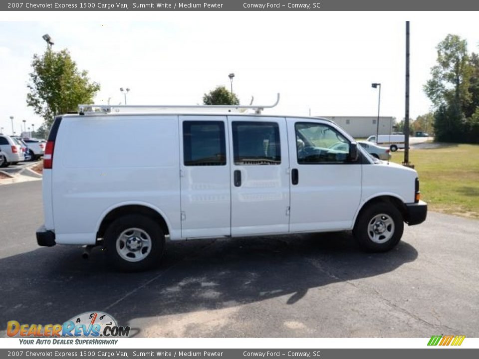 2007 Chevrolet Express 1500 Cargo Van Summit White / Medium Pewter Photo #4