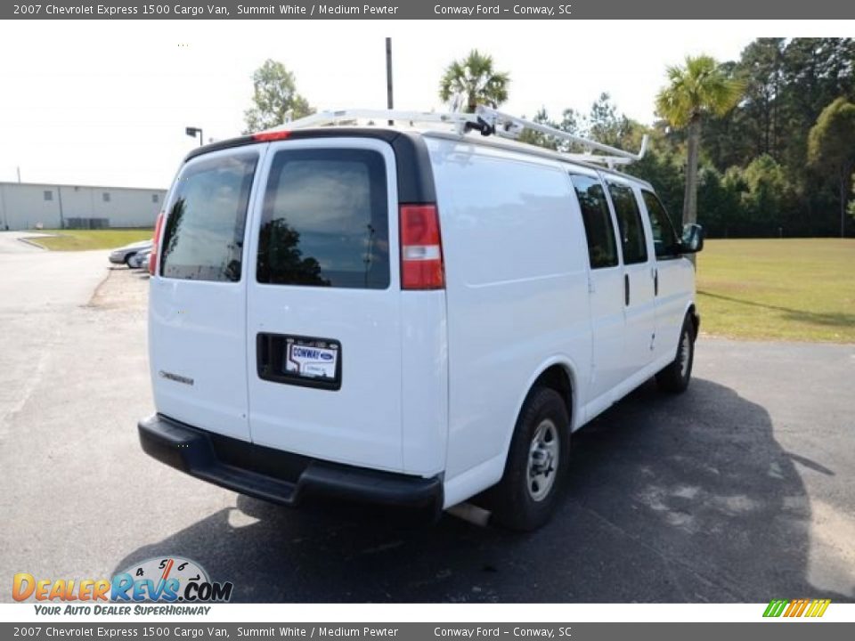2007 Chevrolet Express 1500 Cargo Van Summit White / Medium Pewter Photo #5