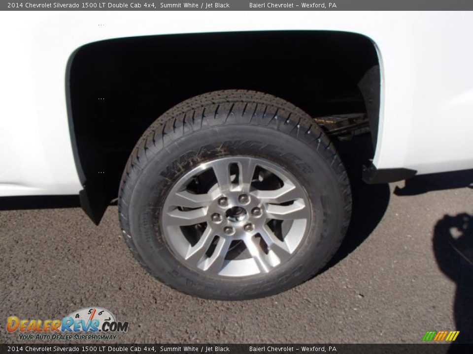 2014 Chevrolet Silverado 1500 LT Double Cab 4x4 Summit White / Jet Black Photo #9