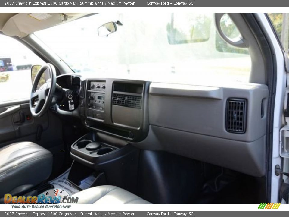 2007 Chevrolet Express 1500 Cargo Van Summit White / Medium Pewter Photo #24