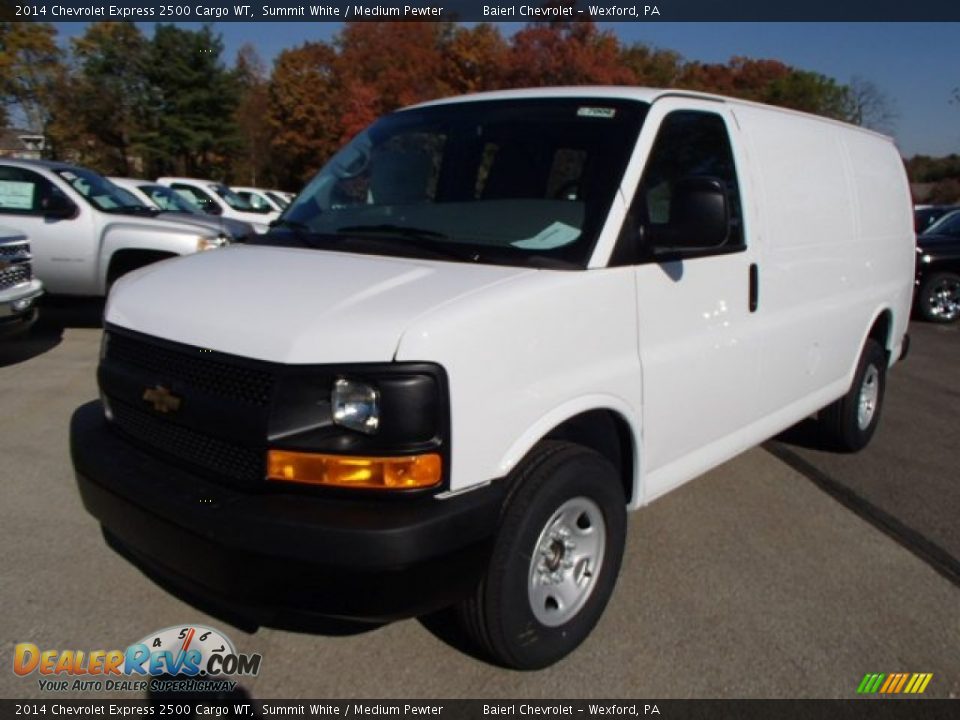 2014 Chevrolet Express 2500 Cargo WT Summit White / Medium Pewter Photo #2