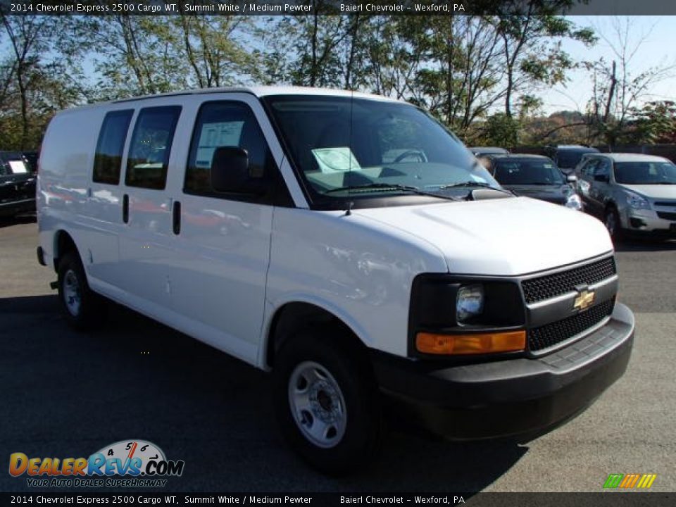 2014 Chevrolet Express 2500 Cargo WT Summit White / Medium Pewter Photo #4