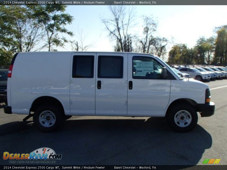 2014 Chevrolet Express 2500 Cargo WT Summit White / Medium Pewter Photo #5