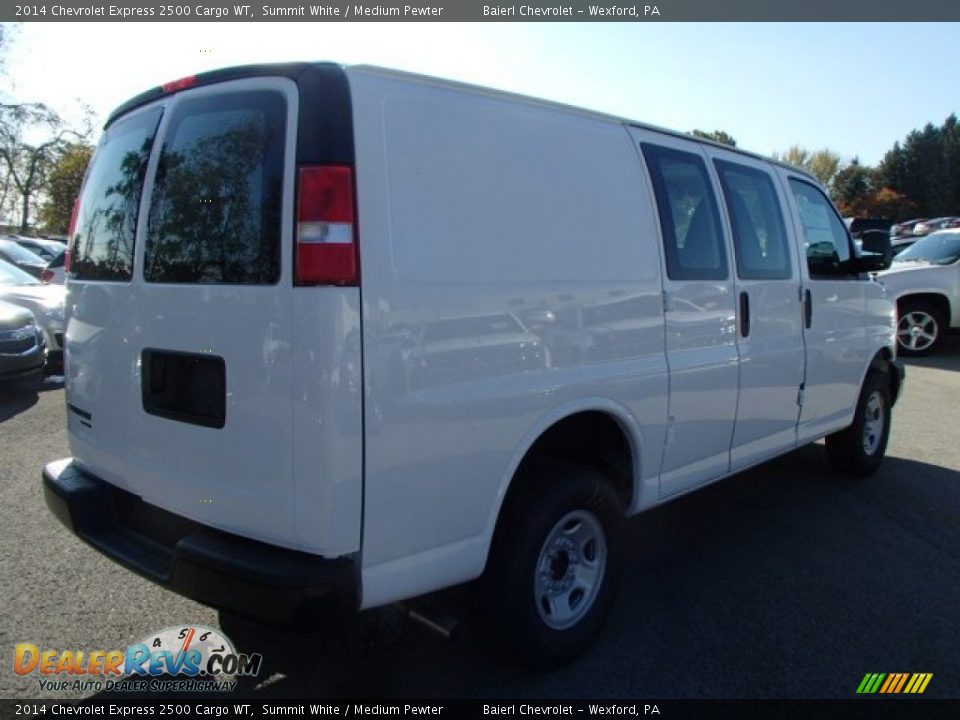 2014 Chevrolet Express 2500 Cargo WT Summit White / Medium Pewter Photo #6