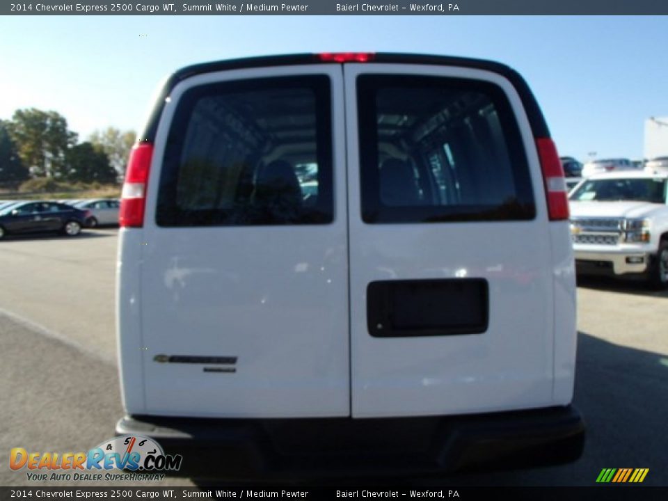 2014 Chevrolet Express 2500 Cargo WT Summit White / Medium Pewter Photo #7