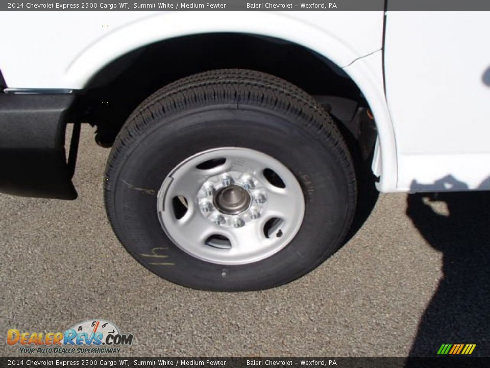 2014 Chevrolet Express 2500 Cargo WT Summit White / Medium Pewter Photo #9