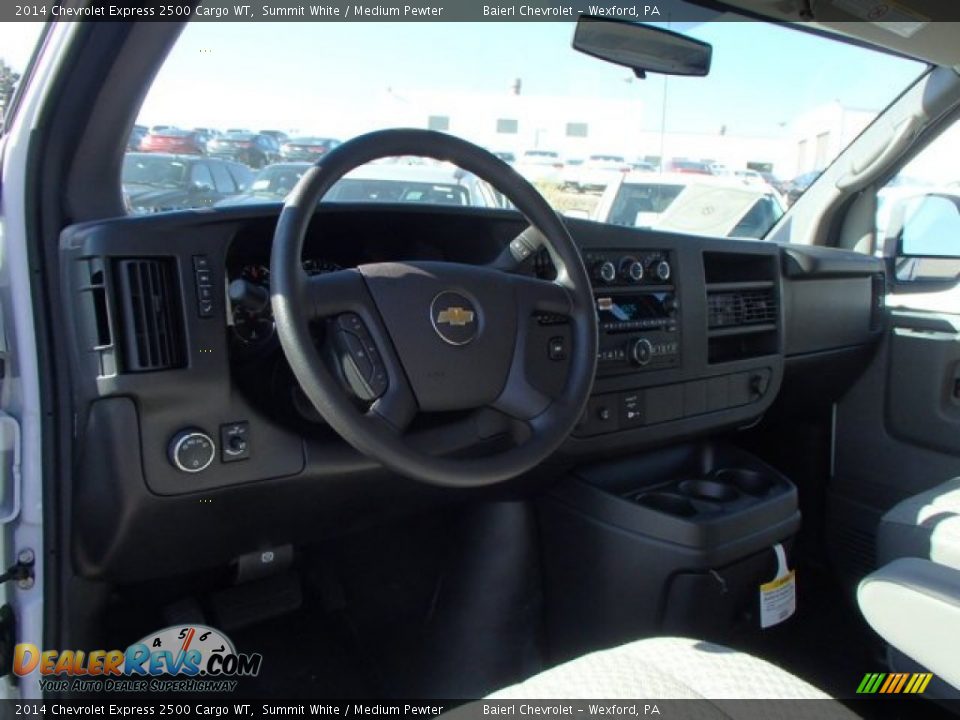 2014 Chevrolet Express 2500 Cargo WT Summit White / Medium Pewter Photo #11