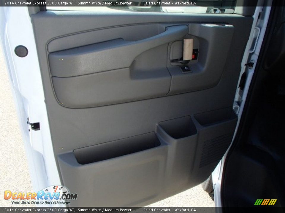 2014 Chevrolet Express 2500 Cargo WT Summit White / Medium Pewter Photo #12