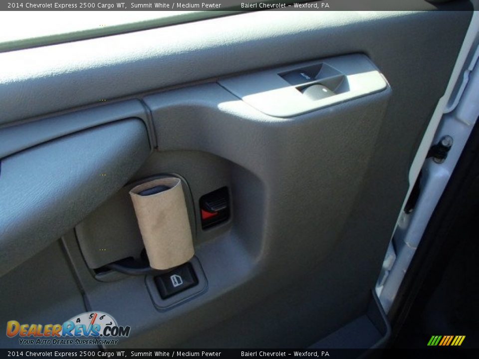 2014 Chevrolet Express 2500 Cargo WT Summit White / Medium Pewter Photo #15