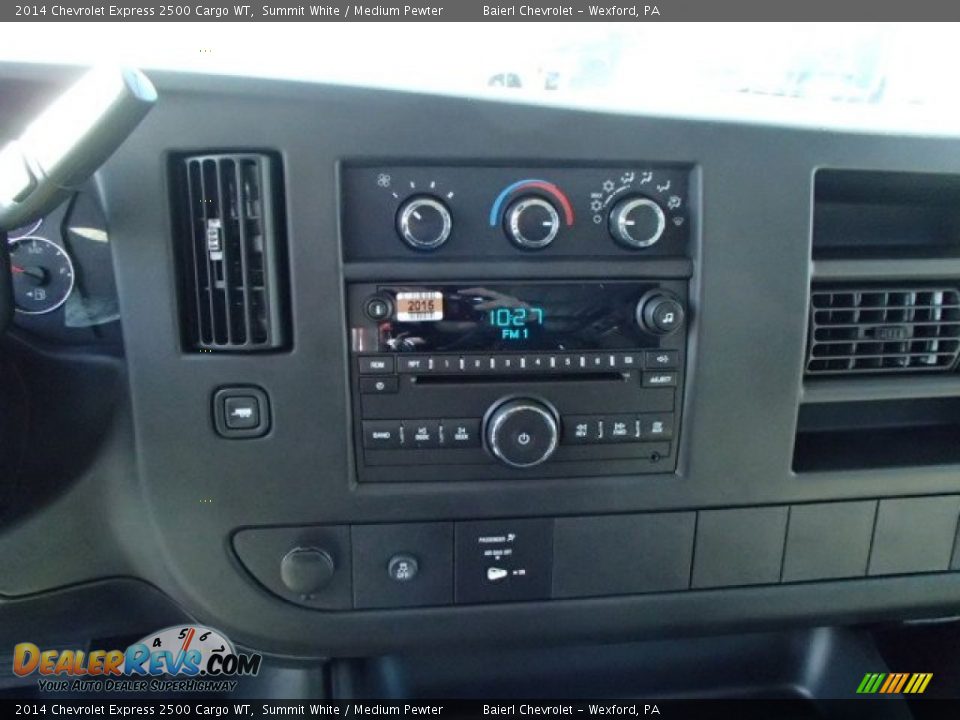 2014 Chevrolet Express 2500 Cargo WT Summit White / Medium Pewter Photo #16
