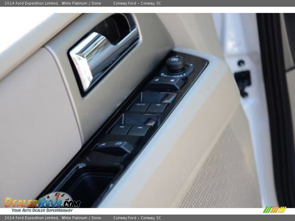 2014 Ford Expedition Limited White Platinum / Stone Photo #20