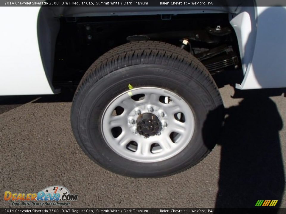 2014 Chevrolet Silverado 3500HD WT Regular Cab Summit White / Dark Titanium Photo #9