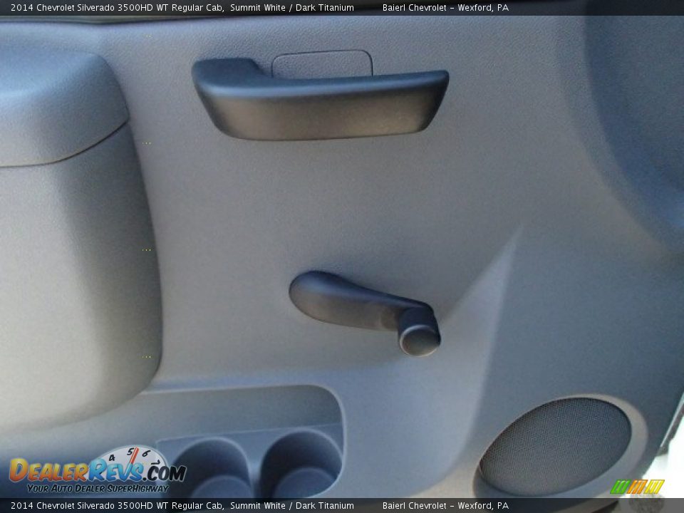 2014 Chevrolet Silverado 3500HD WT Regular Cab Summit White / Dark Titanium Photo #13