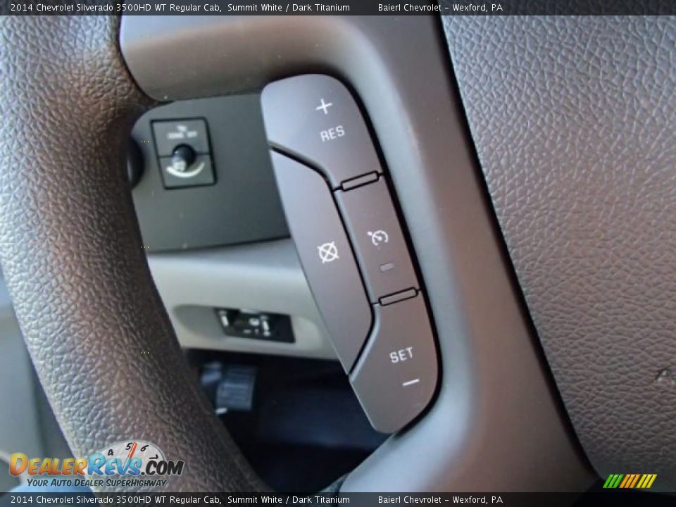 2014 Chevrolet Silverado 3500HD WT Regular Cab Summit White / Dark Titanium Photo #17
