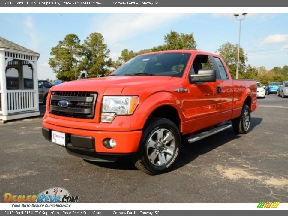 2013 Ford F150 STX SuperCab Race Red / Steel Gray Photo #1
