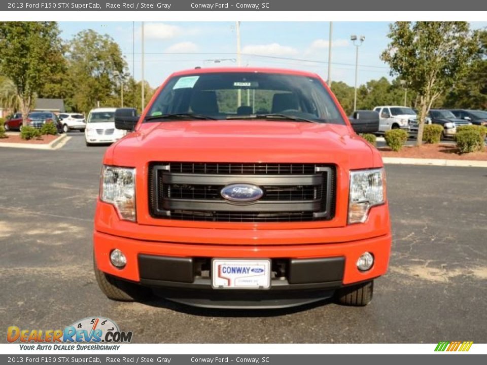 2013 Ford F150 STX SuperCab Race Red / Steel Gray Photo #2