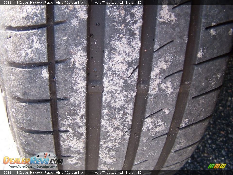 2012 Mini Cooper Hardtop Pepper White / Carbon Black Photo #10