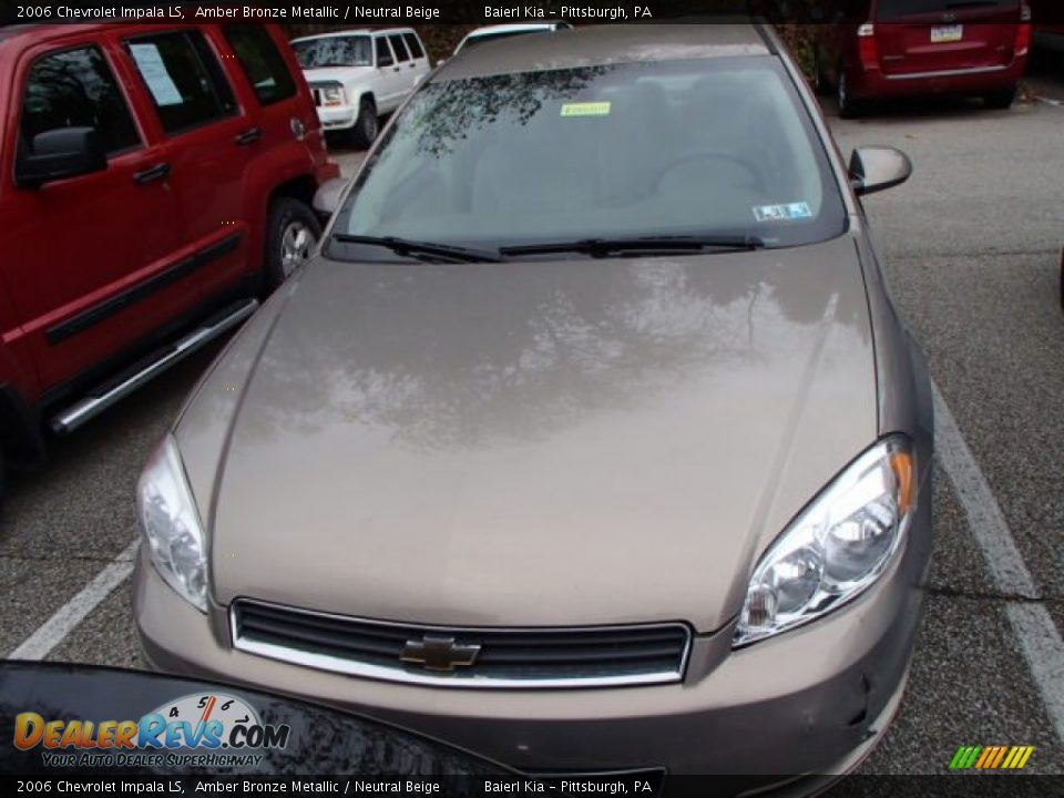 2006 Chevrolet Impala LS Amber Bronze Metallic / Neutral Beige Photo #2