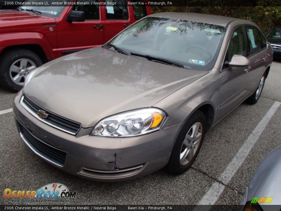 2006 Chevrolet Impala LS Amber Bronze Metallic / Neutral Beige Photo #3