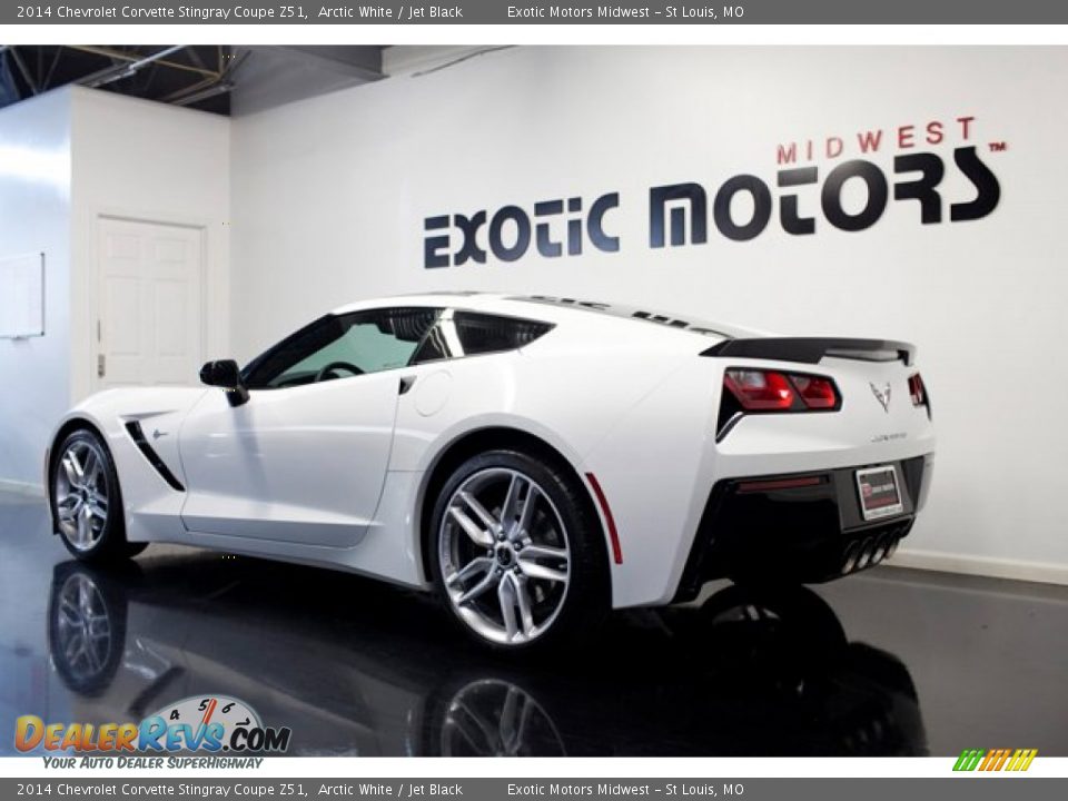 2014 Chevrolet Corvette Stingray Coupe Z51 Arctic White / Jet Black Photo #2