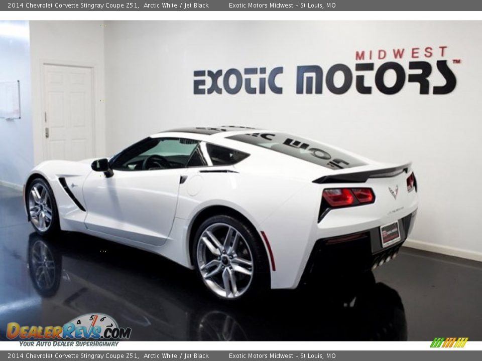 2014 Chevrolet Corvette Stingray Coupe Z51 Arctic White / Jet Black Photo #3