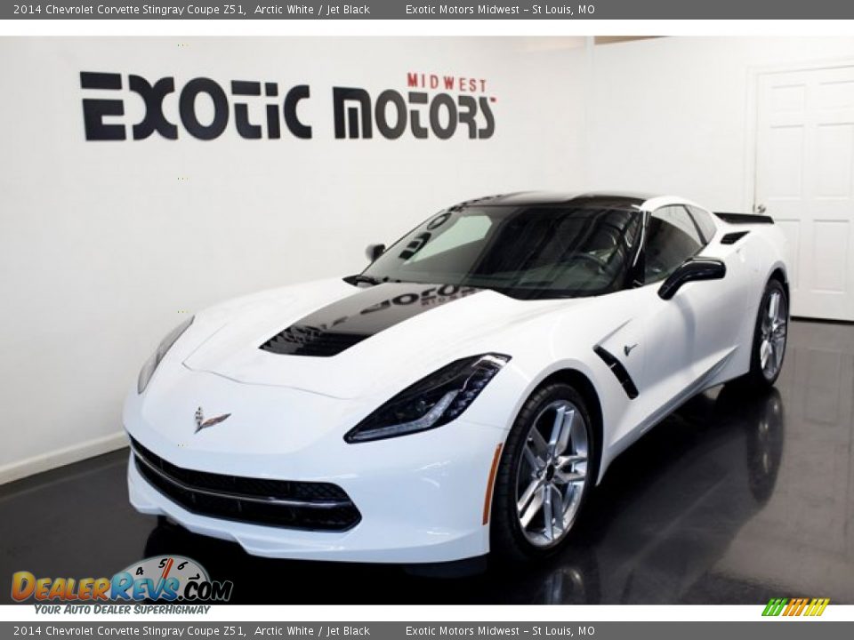 2014 Chevrolet Corvette Stingray Coupe Z51 Arctic White / Jet Black Photo #5