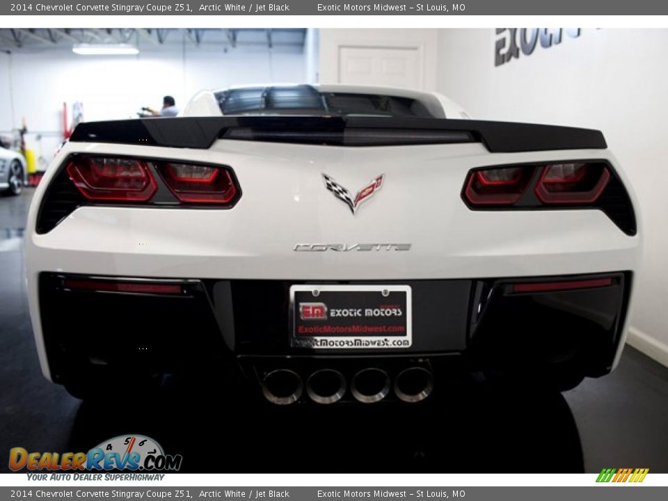 2014 Chevrolet Corvette Stingray Coupe Z51 Arctic White / Jet Black Photo #8