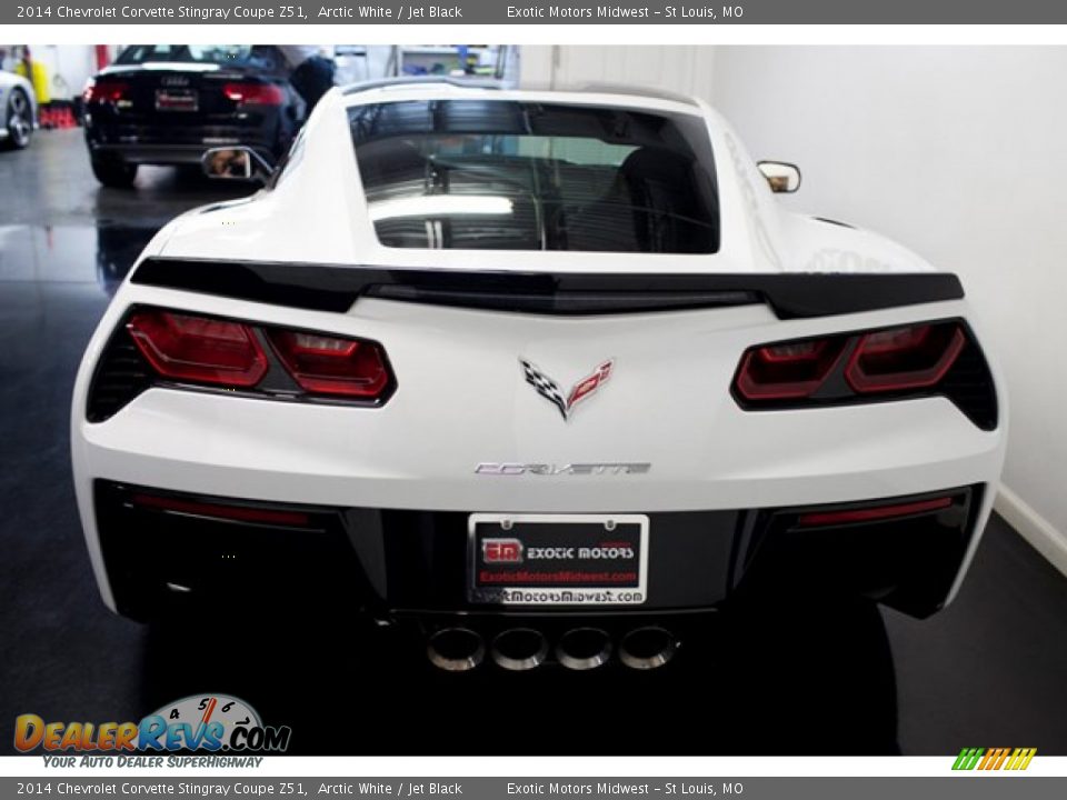 2014 Chevrolet Corvette Stingray Coupe Z51 Arctic White / Jet Black Photo #9
